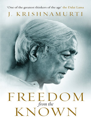 cover image of Freedom from the Known